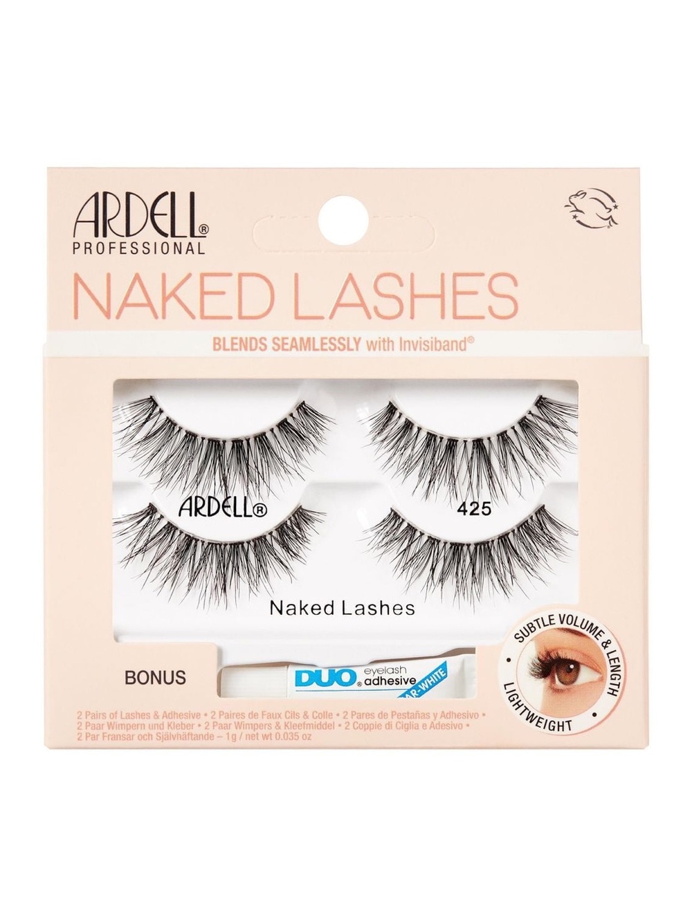 Ardell - Naked Lashes 425 - & Duo Eyelash adhesive